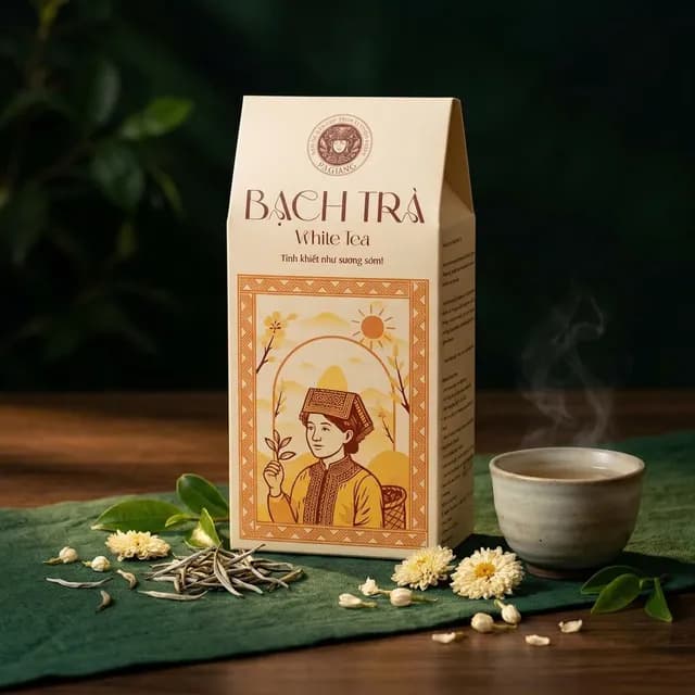 Hộp Bạch Trà Cổ Thụ H'Leya
