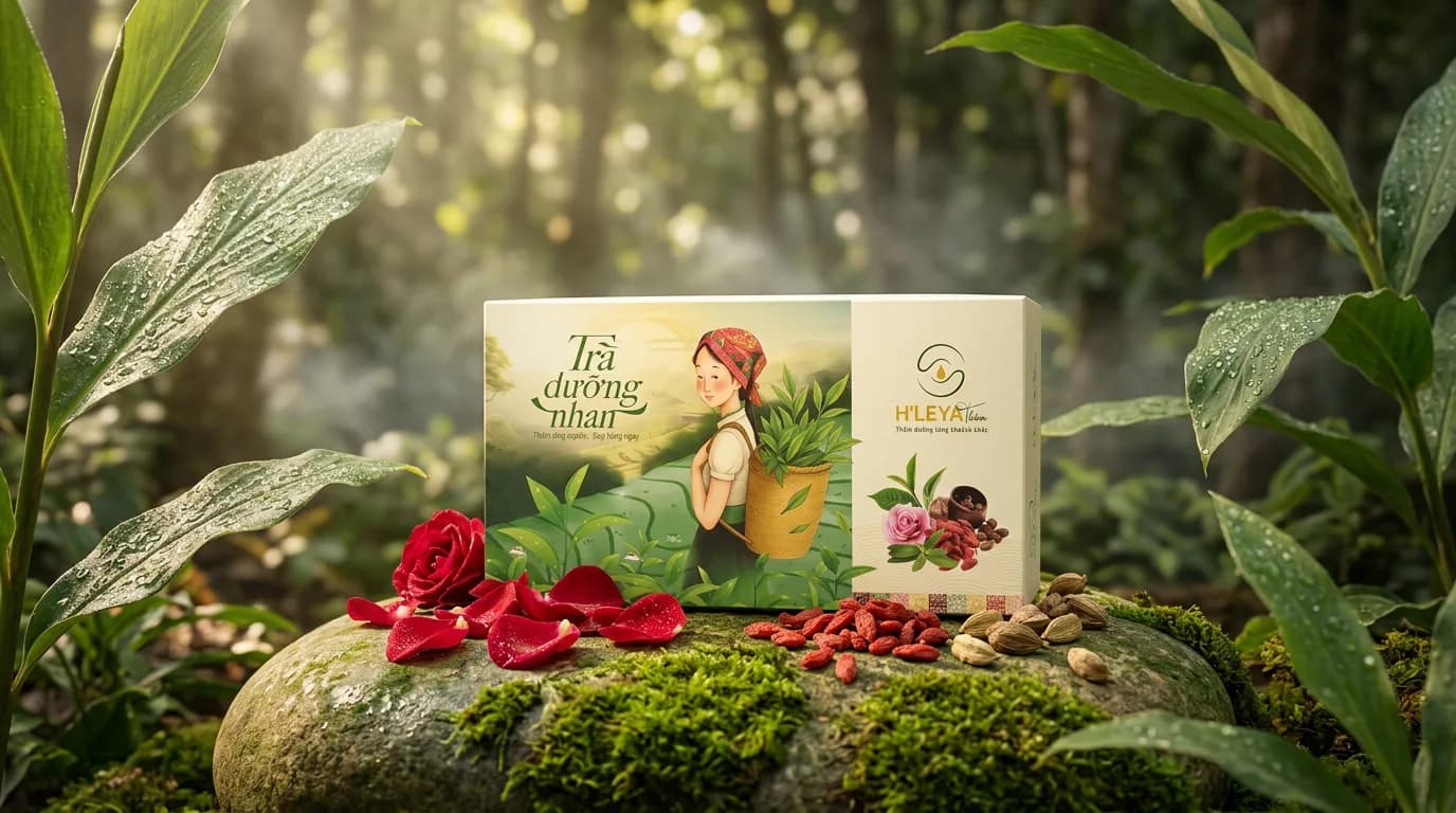 Hộp Trà Dưỡng Nhan H'Leya