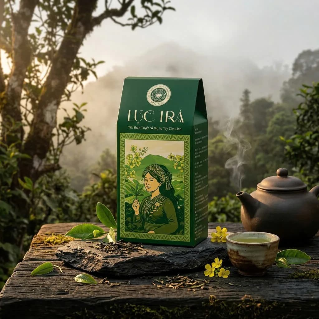 Hộp Lục Trà Cổ Thụ H'Leya